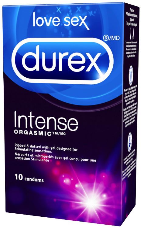 DUREX® Intense Orgasmic™ Condoms (Canada)